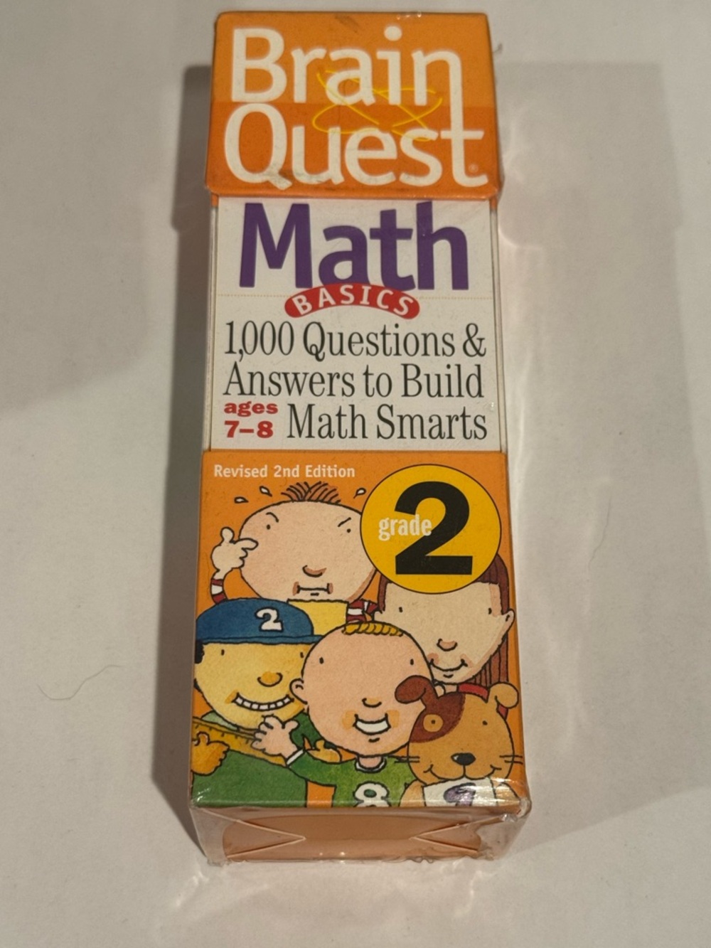*Sealed* Brain Quest Math Basics Flashcard Game Grade 2/Ages 7-8